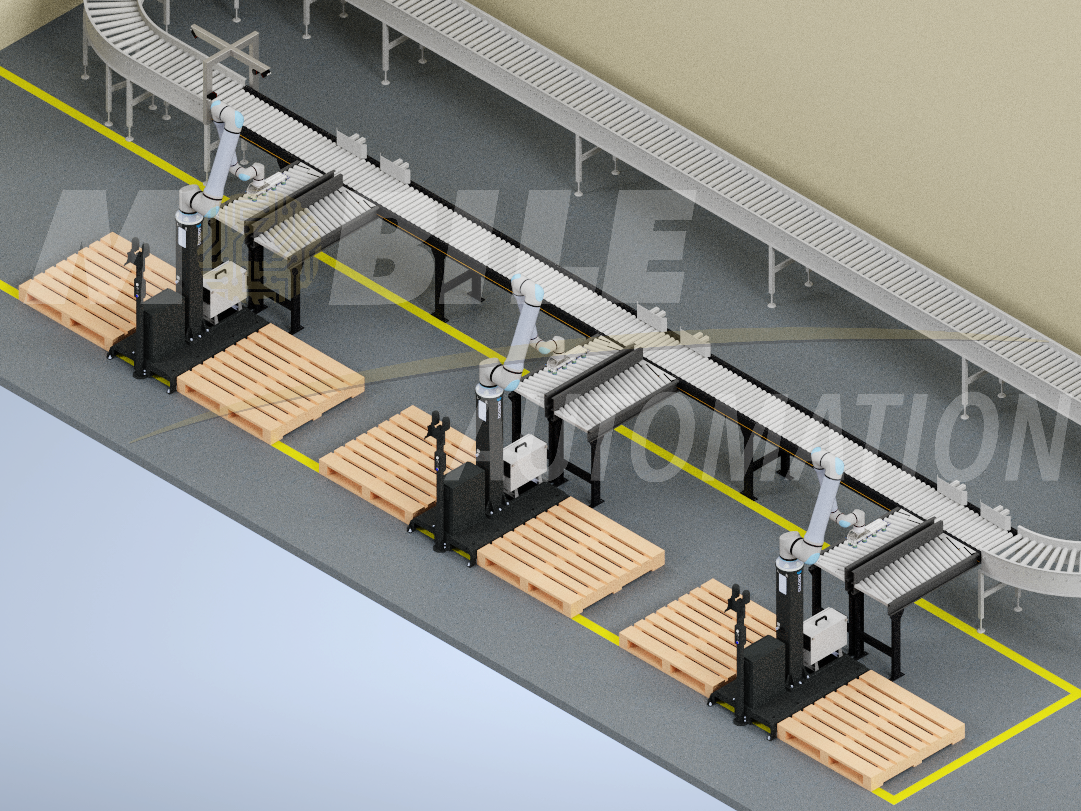 Collaborative Robot Palletising CAD Collaborative Robot Palletising CAD